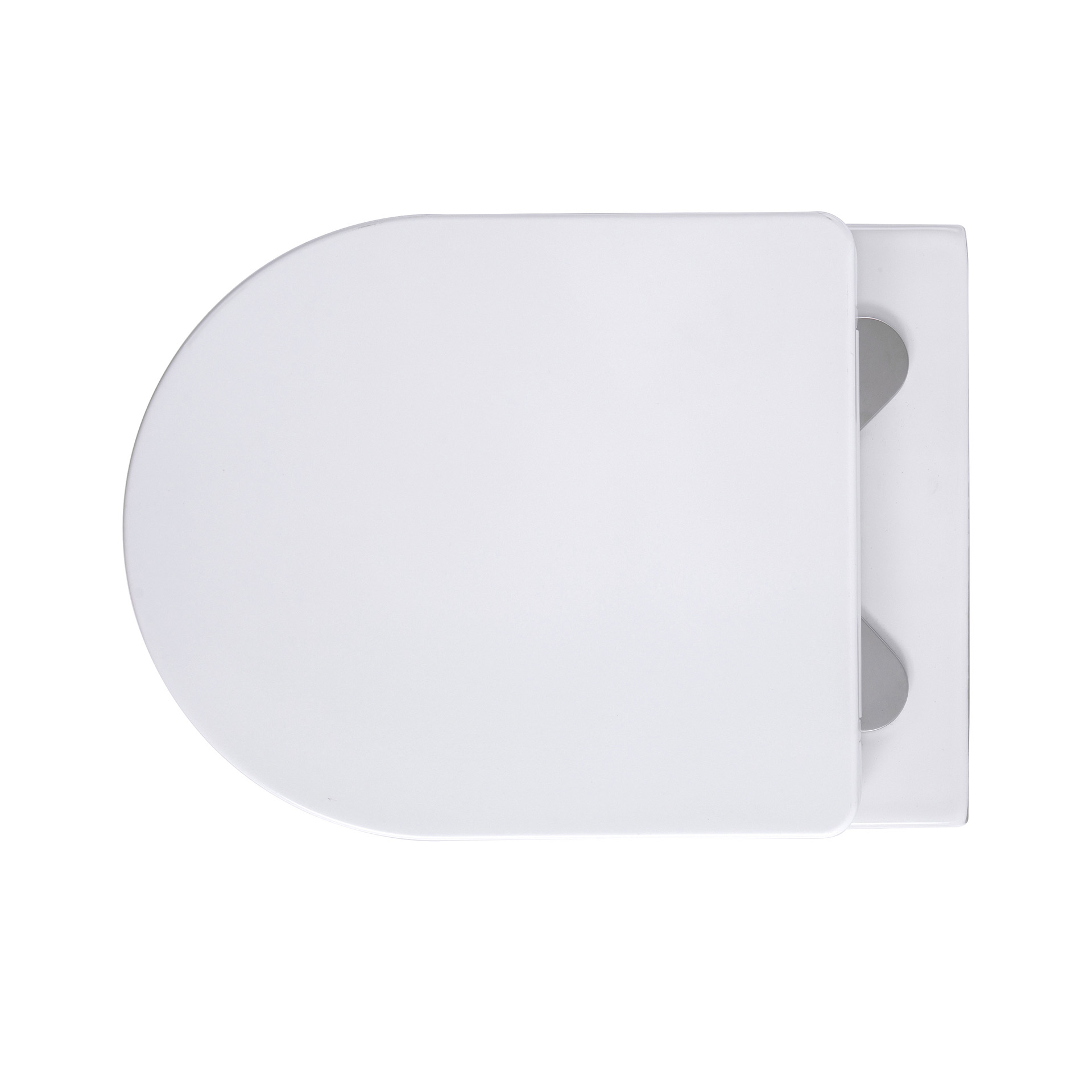 ALONI PRO WALL-HUNG TOILET - RIMLESS - WITH SEAT - DUROPLAST - SOFTCLOSE - QUICK RELEASE - COMPACT 49 CM - 36X25X49 CM - MATT WHITE