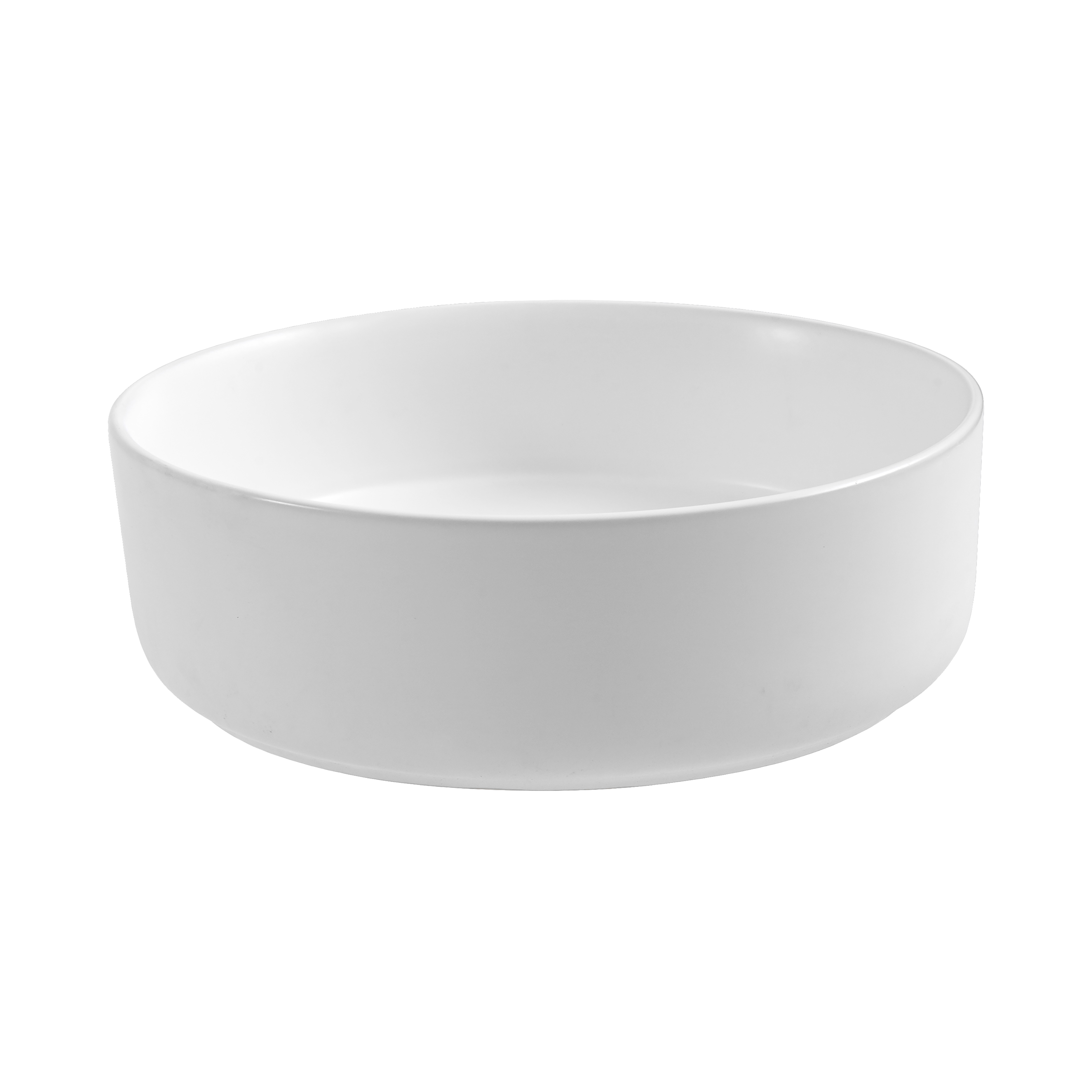ALONI FIRA WASHBASIN – COUNTERTOP – WITHOUT OVERFLOW – WITHOUT TAP HOLE – WITH CLICK-CLACK WASTE – CERAMIC – 36X12.5X36 CM – MATT WHITE