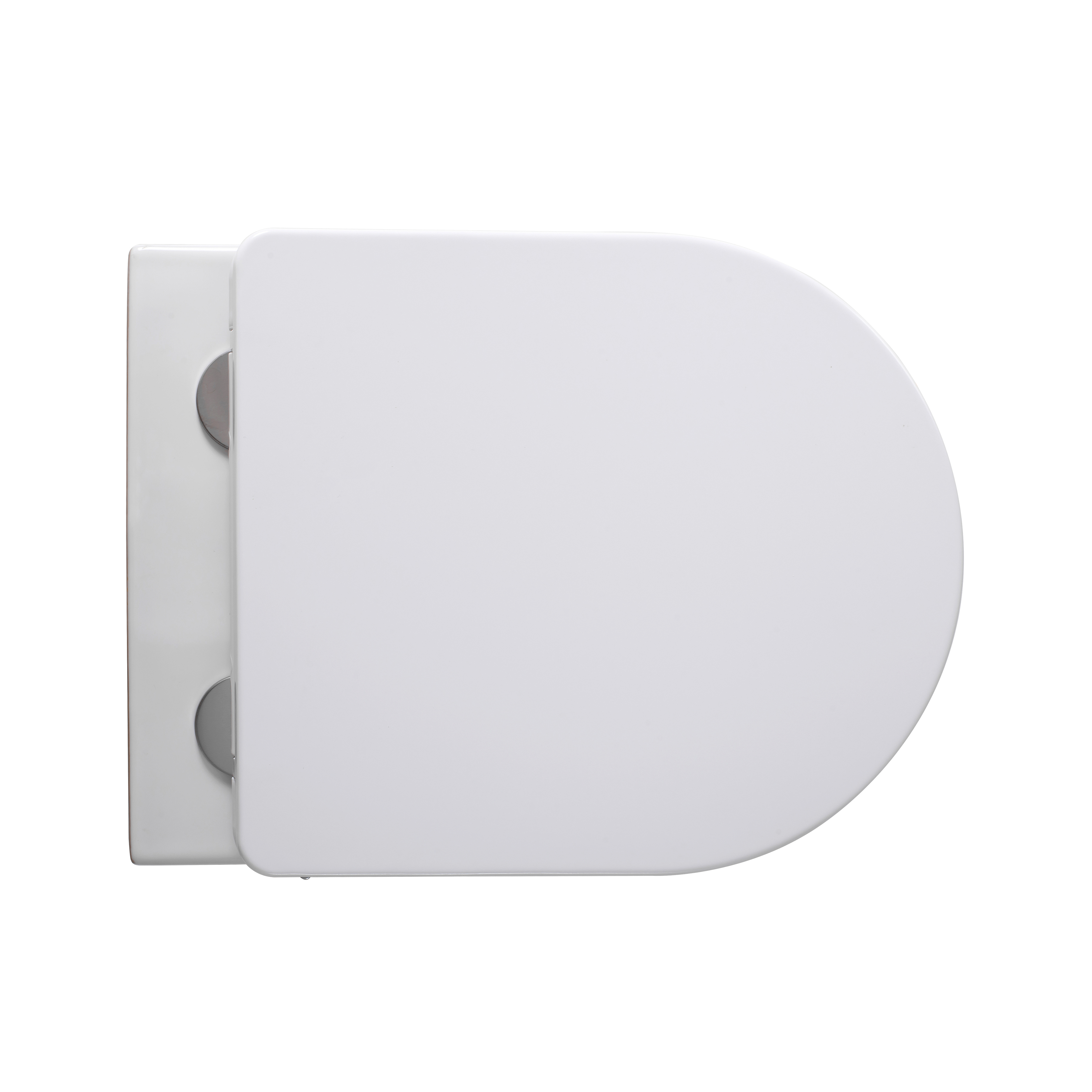 ALONI PRO HANGTOILET MET BIDET - 360° FLUSH - RANDLOOS - MET BIDETKRAAN KOUD EN WARM WATER - MET ZITTING - 52,5CM - GLANZEND WIT