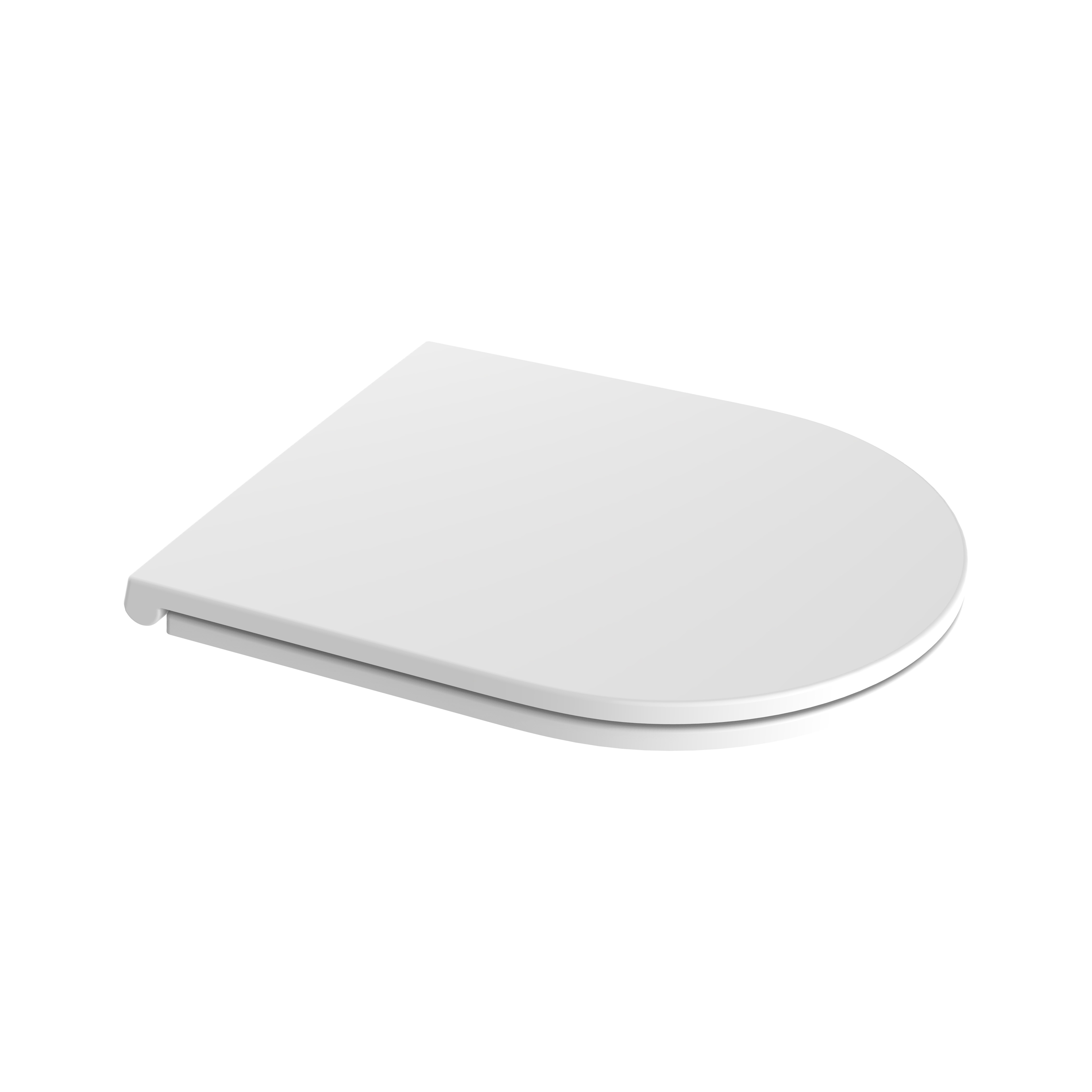 ALONI PREMIUM WC-ZITTING - SLIM DESIGN  - SOFT CLOSE - QUICK RELEASE - TOPFIX - DUROPLAST - RVS SCHARNIEREN - GLANZEND WIT
