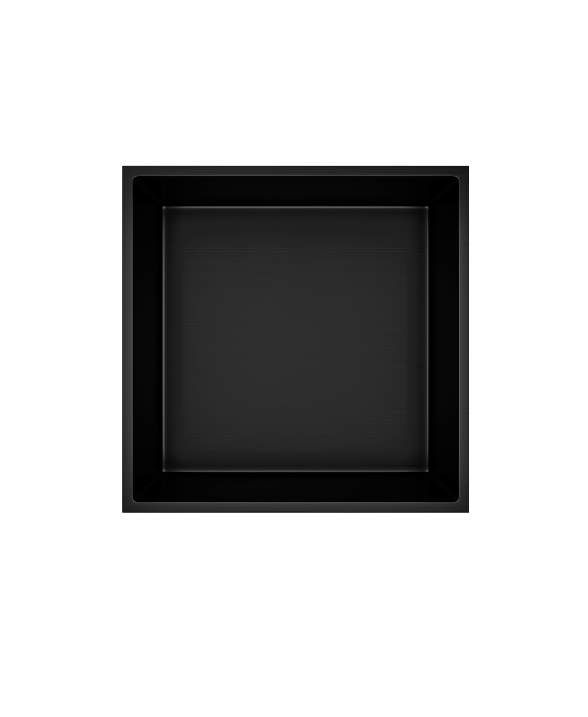ALONI INBOUWNIS (300X300X70MM) - MAT ZWART