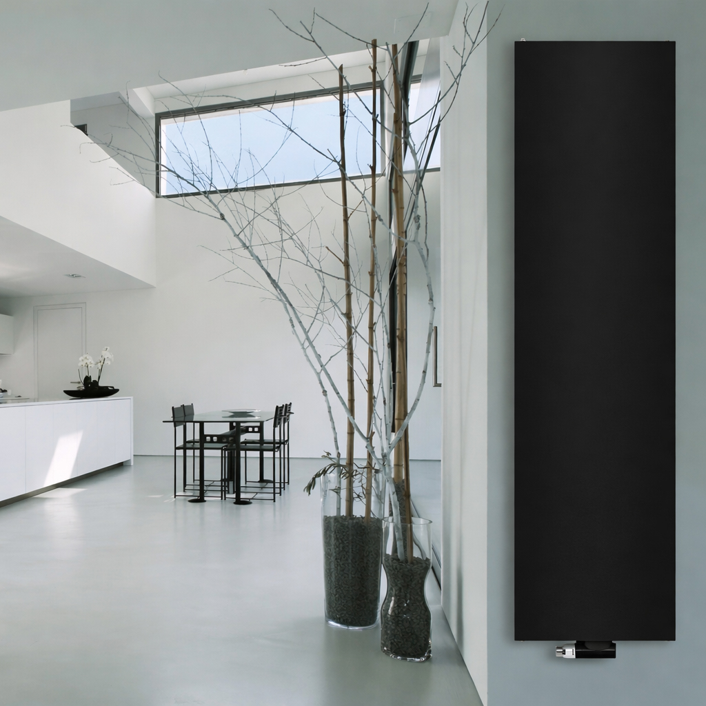 STELRAD VERTEX PLAN - T20 - VERTICALE RADIATOR - 1800X500MM - 1266W - MAT ZWART