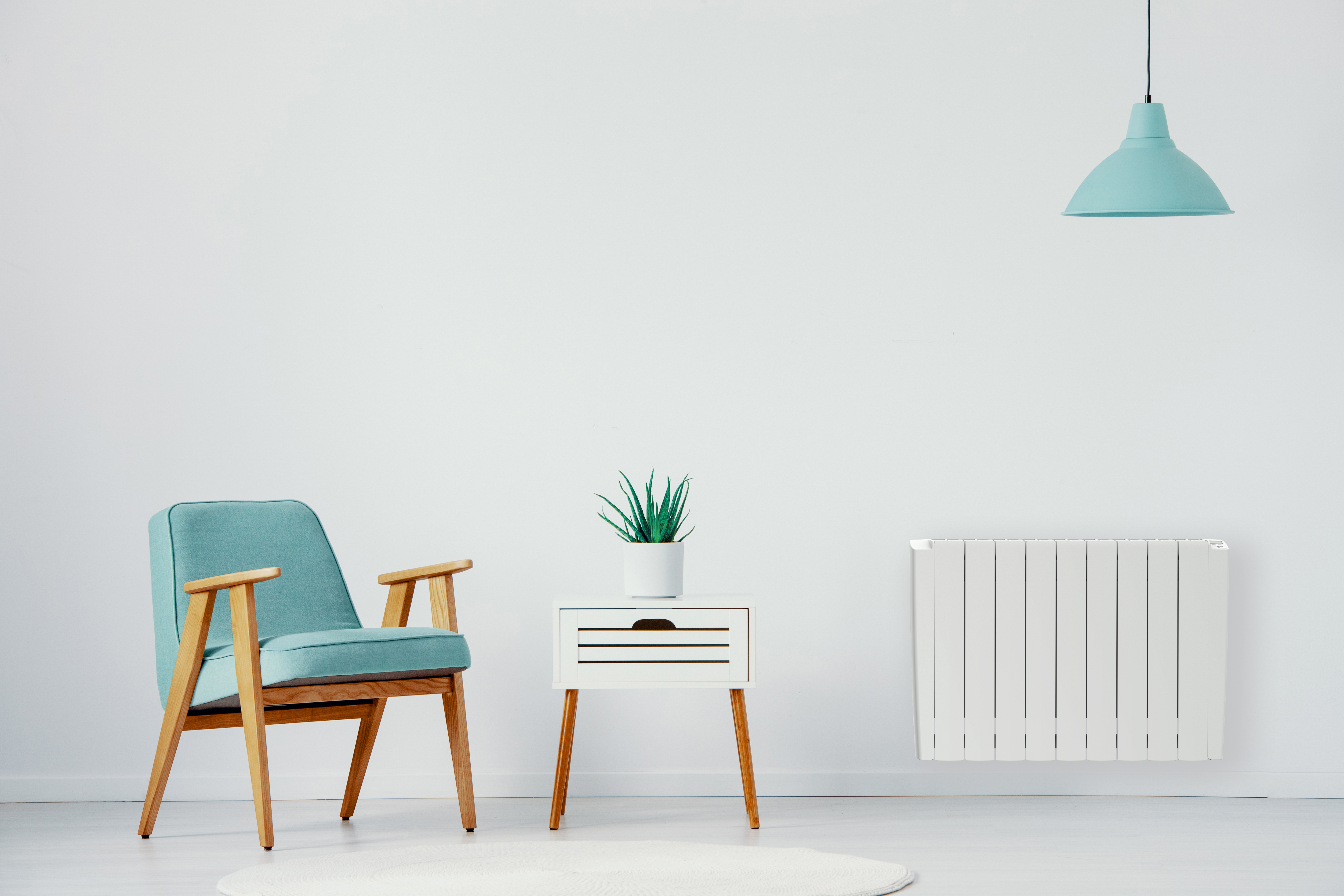 STELRAD ALU SIMPLE DRY - ELEKTRISCHE RADIATOR - HORIZONTAAL - 580X1080MM - 2000W - WIT