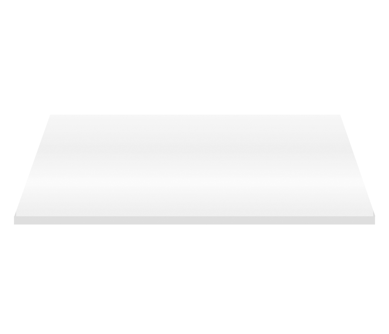 ALONI WASTAFELTABLET MDF (96.4X45.5X2.6 CM) - GLANZEND WIT