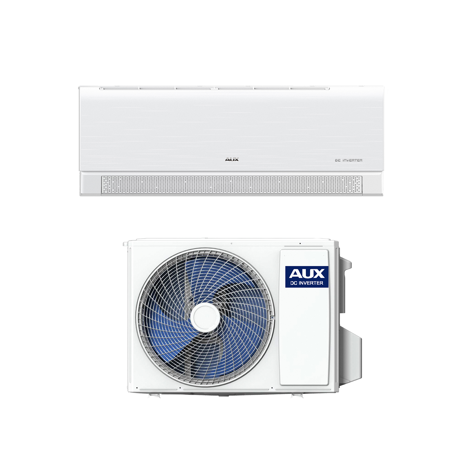 AUX SINGLE SPLIT AIRCO - BUITEN- EN BINNENUNIT - TOTAALPAKKET - KOELEN EN VERWARMEN - WIFI - 18000BTU - 5,1KW - R32 - MAT WIT