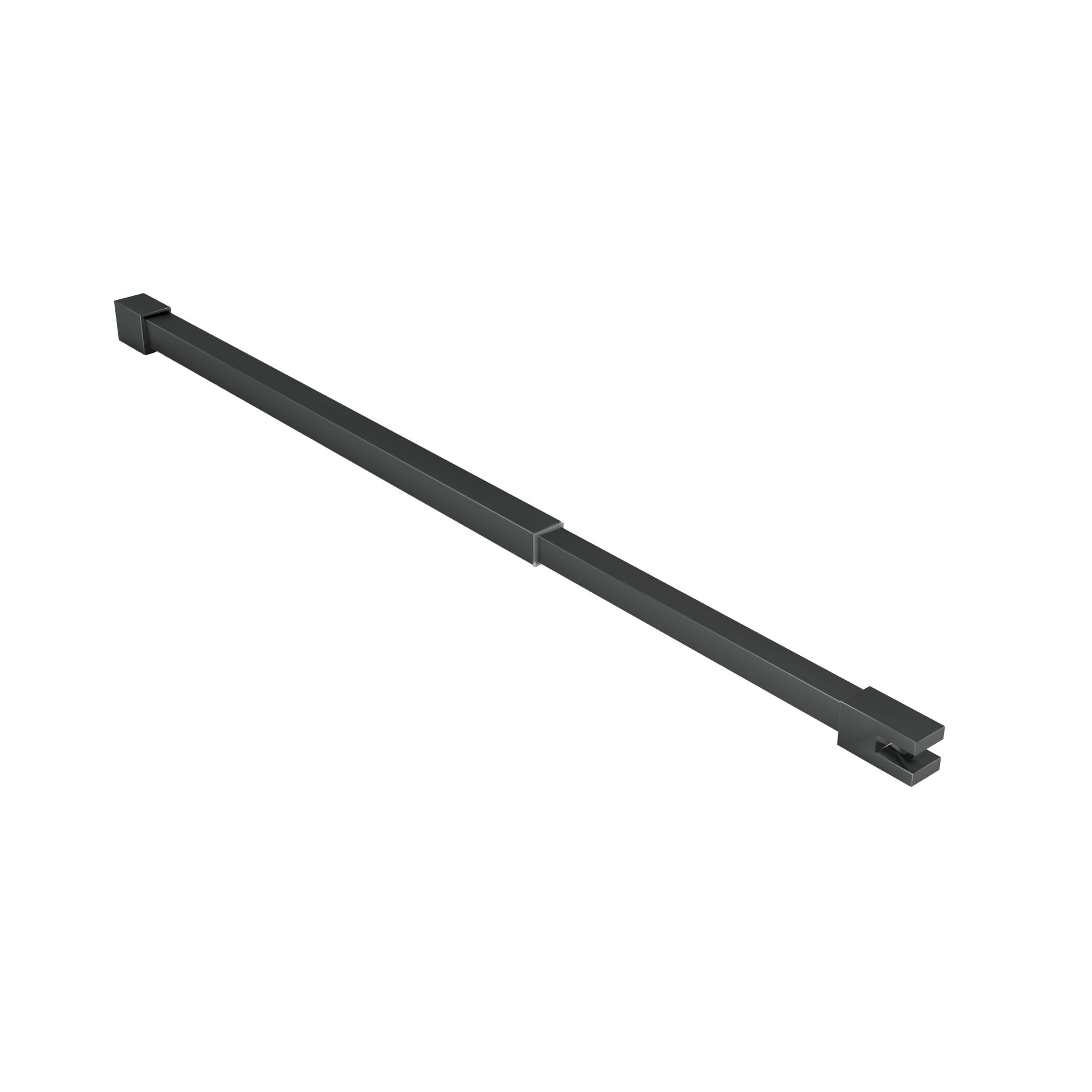 ALONI PLAFONDSTEUN - VERSTELBAAR - 43-80 CM - GUNMETAL