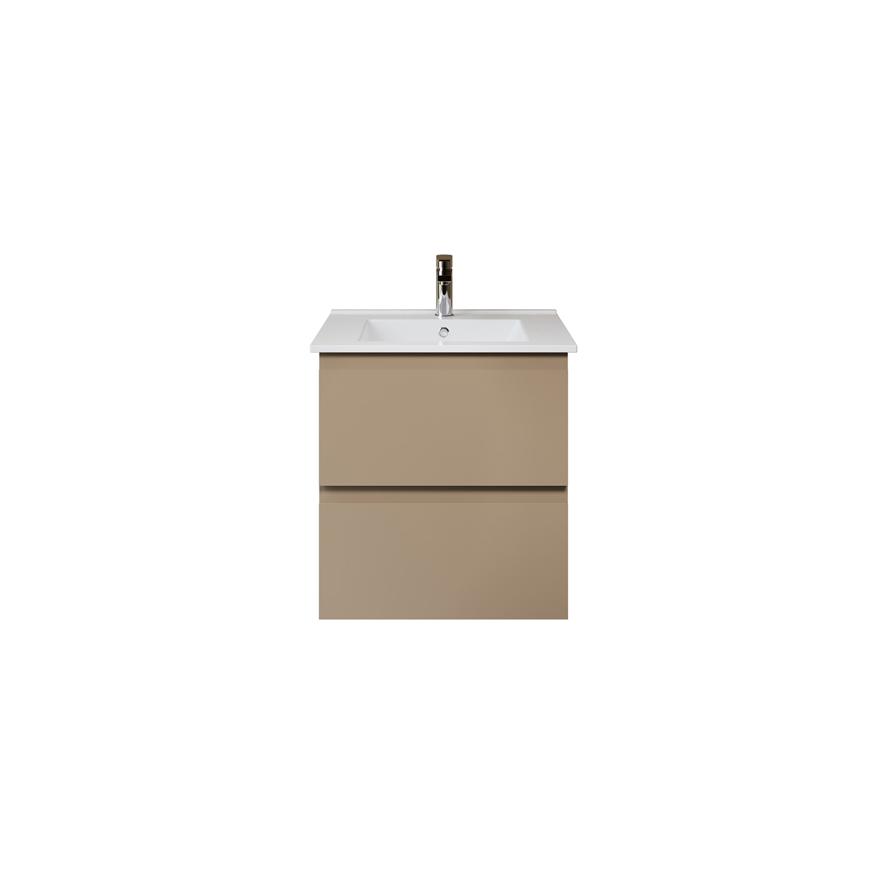 ALONI SALLY XL WASTAFELONDERKAST - 2 LADES - SOFTCLOSE - GREEPLOOS - 56X60X45,3 CM - ZAND
