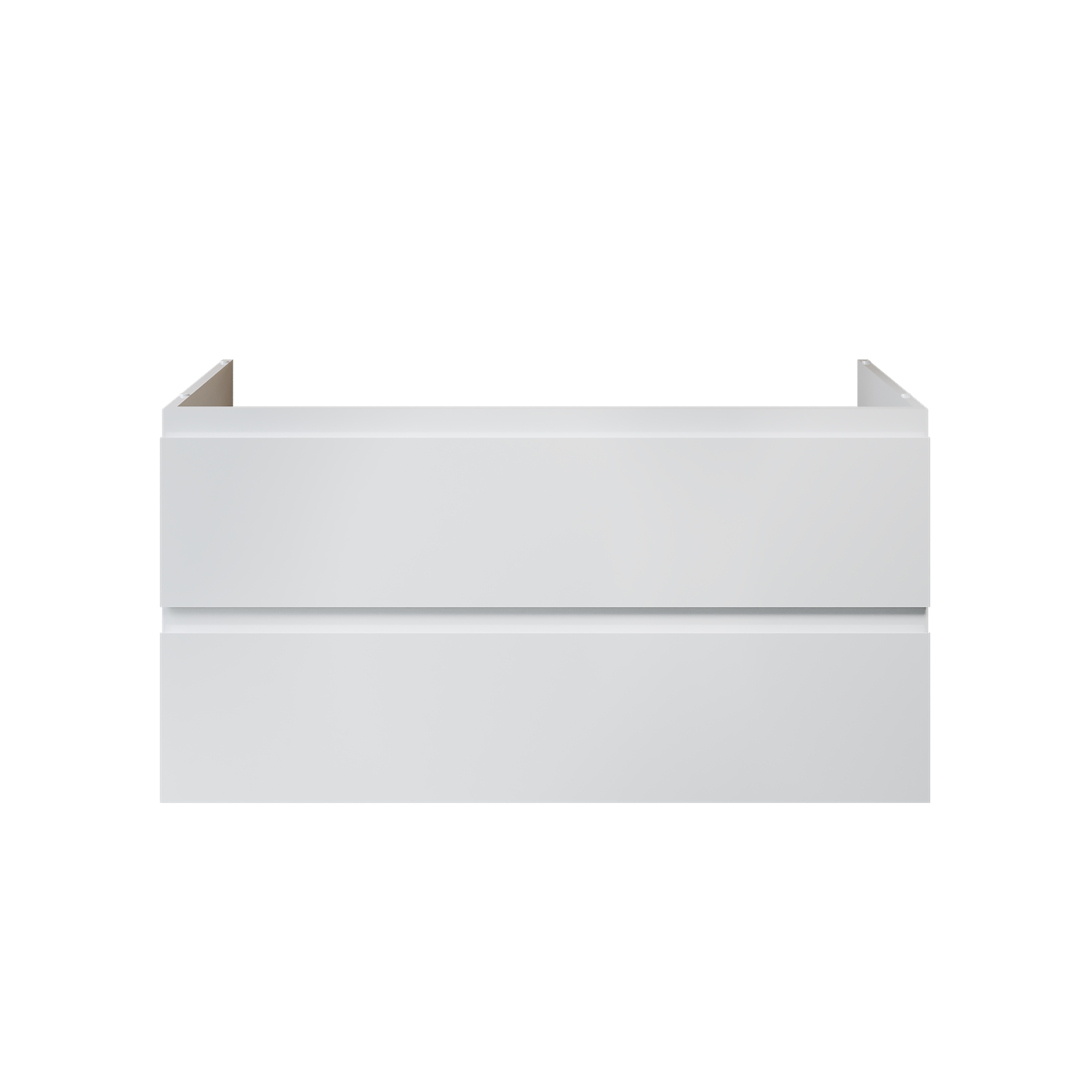 ALONI SALLY XL WASTAFELONDERKAST - 2 LADES - SOFTCLOSE - GREEPLOOS - 118X60X45,3 CM - GLANZEND WIT