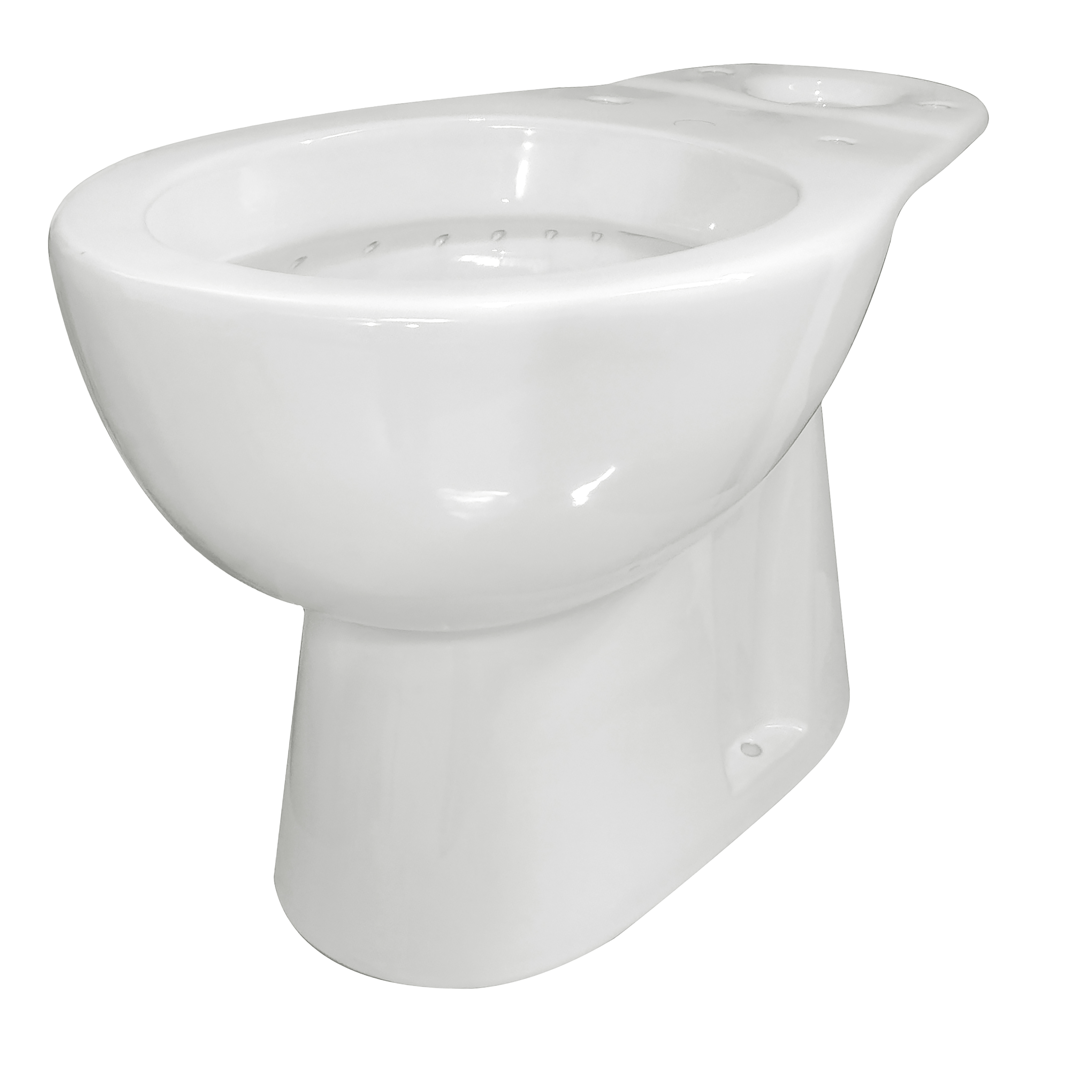 ALONI ECO STAAND TOILET - ONDERPOT - S-TRAP -VLOERUITLAAT - GLANZEND WIT