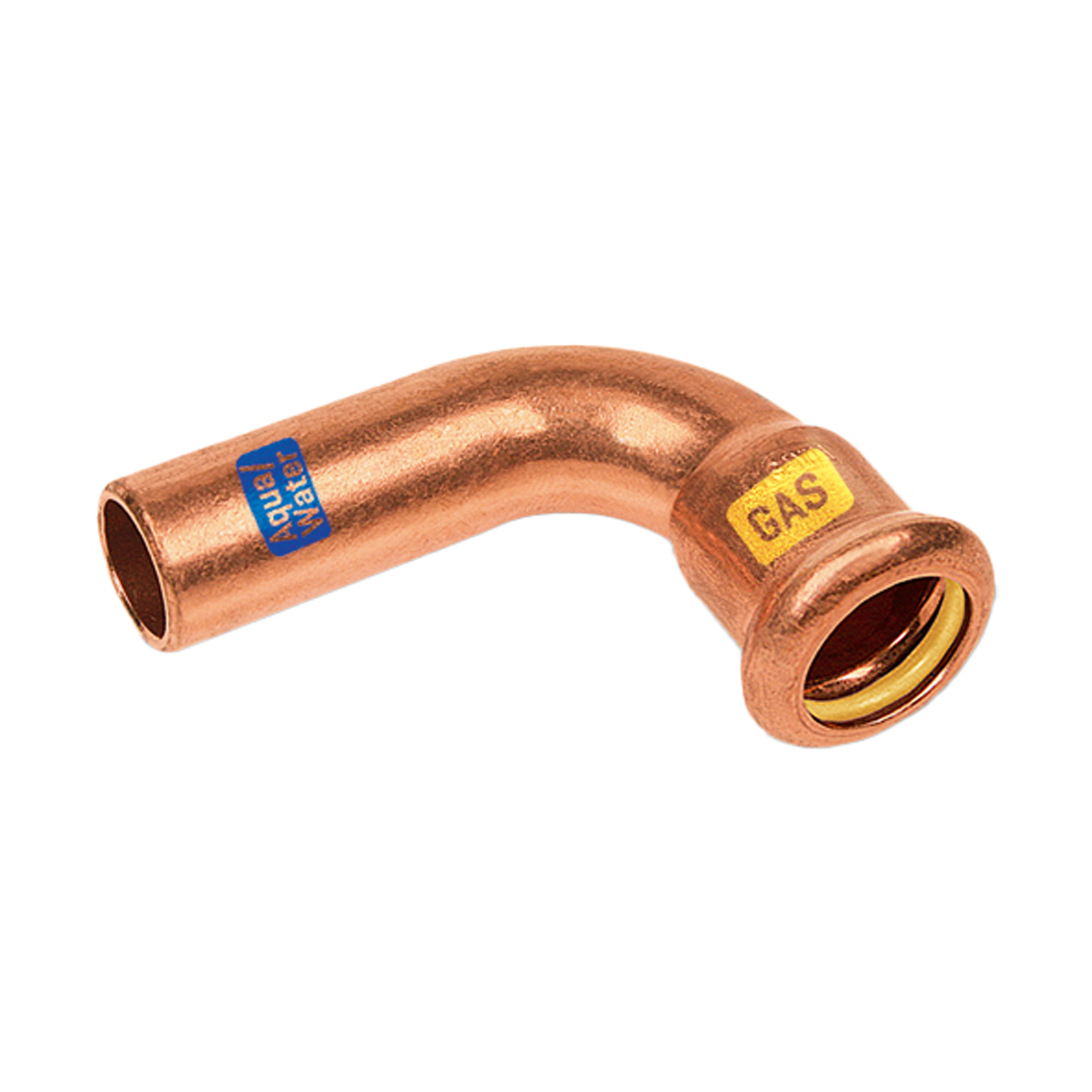 WATER/GAS BOCHT 90° M-VR