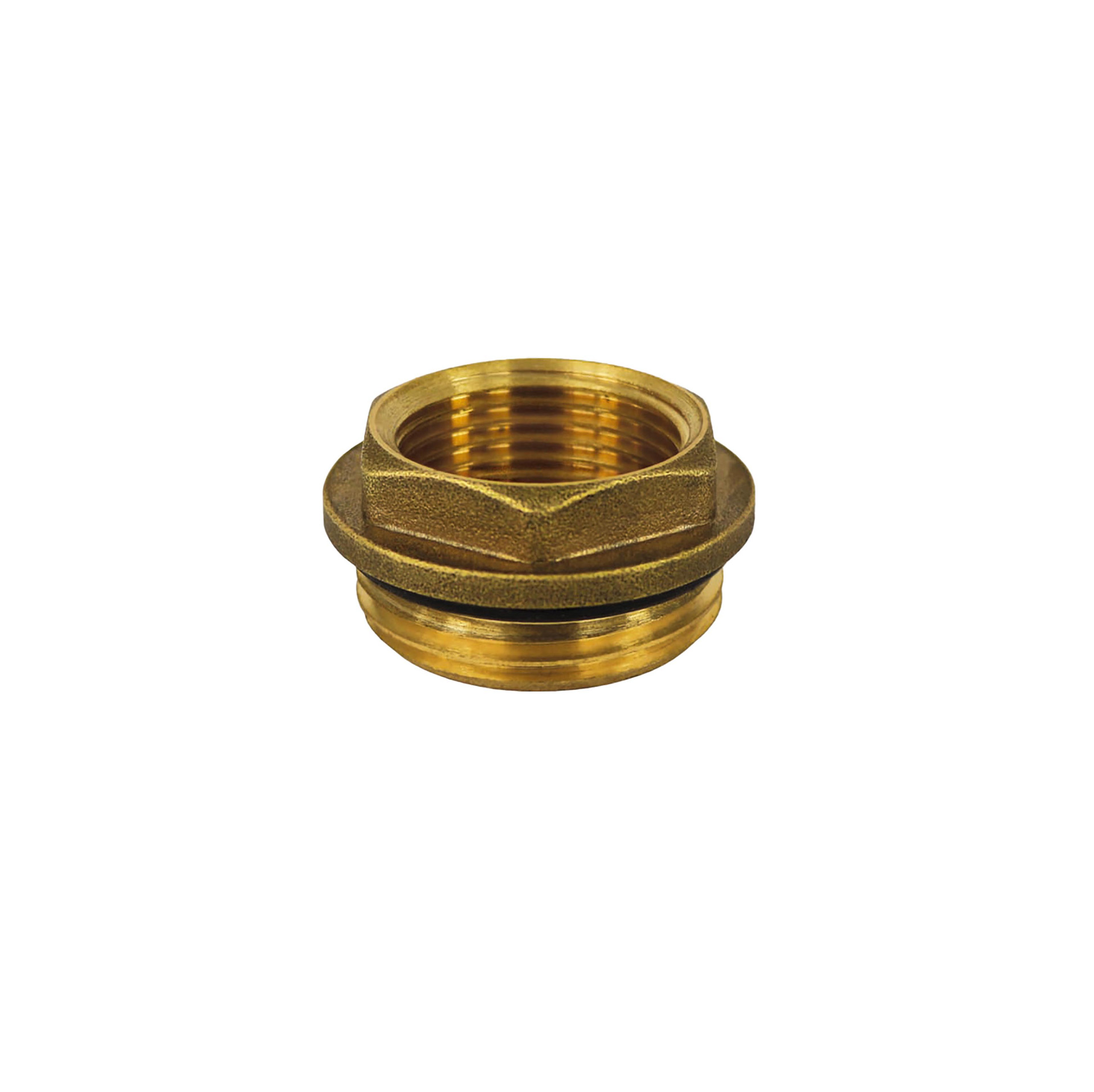 495L1034-REDUCTIE  VOOR COLLECTOR MESSING 1"X3/4 + O-RING
