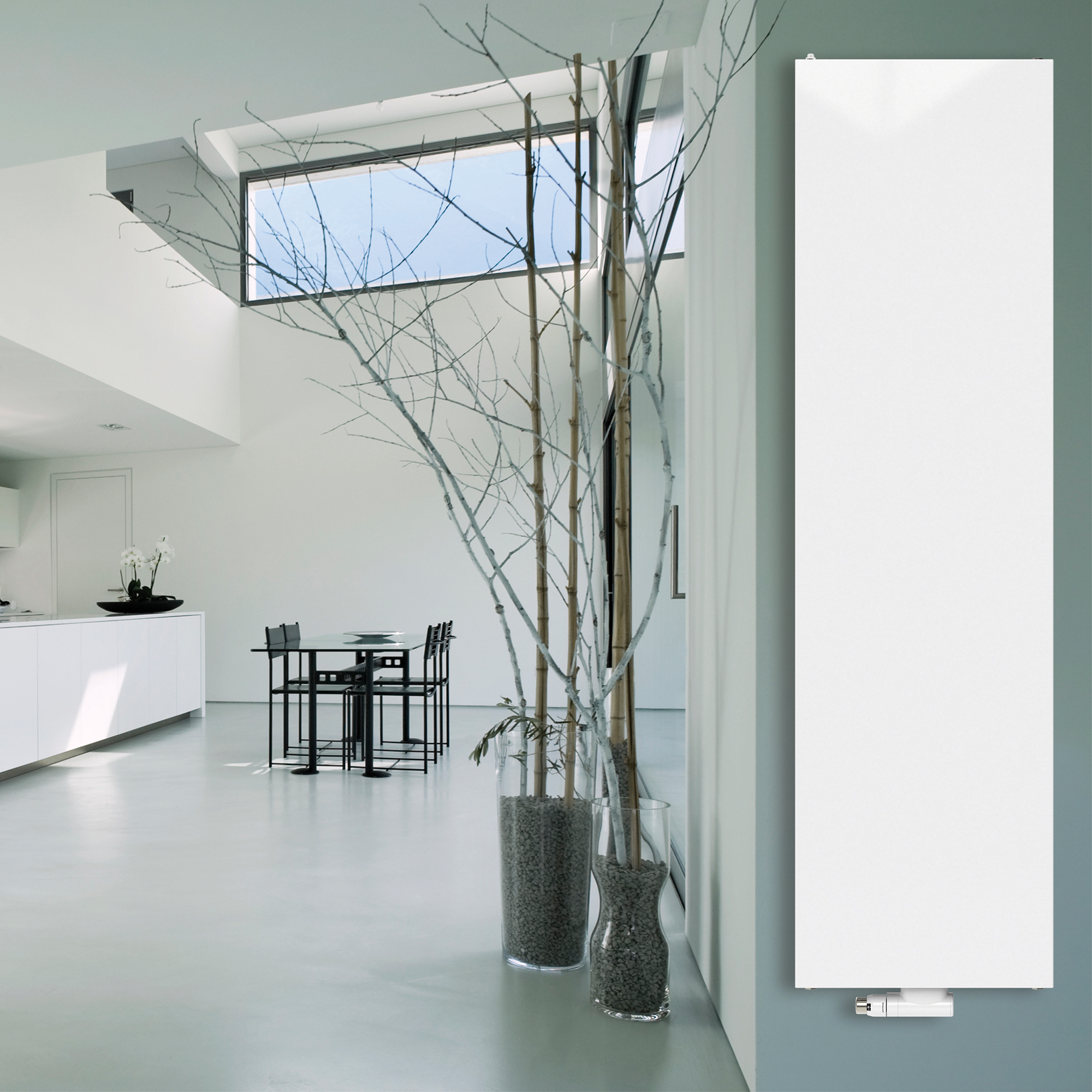 STELRAD VERTEX PLAN - T22 - VERTICALE RADIATOR - 2000X400MM - 1584W- GLANZEND WIT