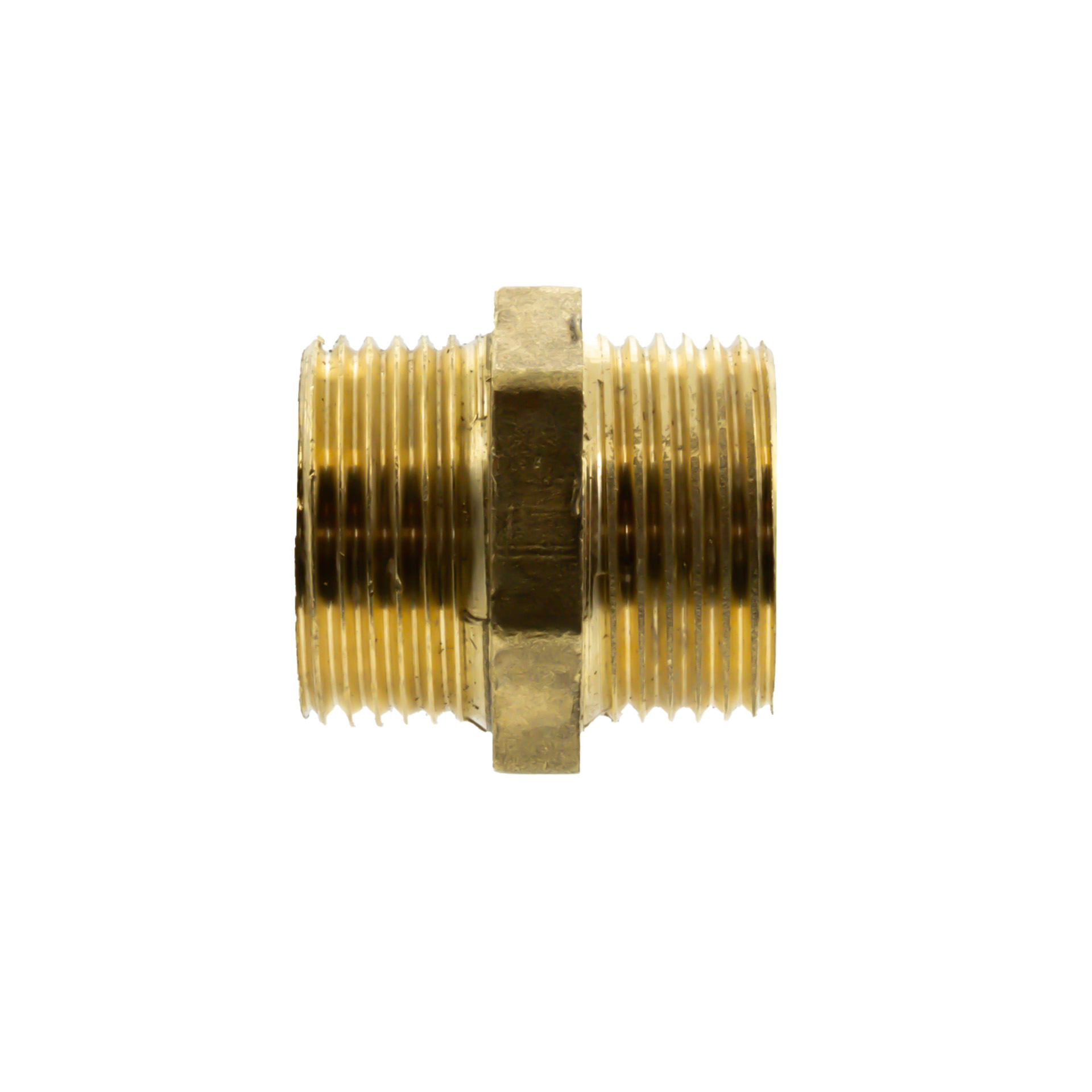 6280JP34-VERSTERKTE NIPPELS MESSING  VOOR PLATTE DICHTING  6280 3/4