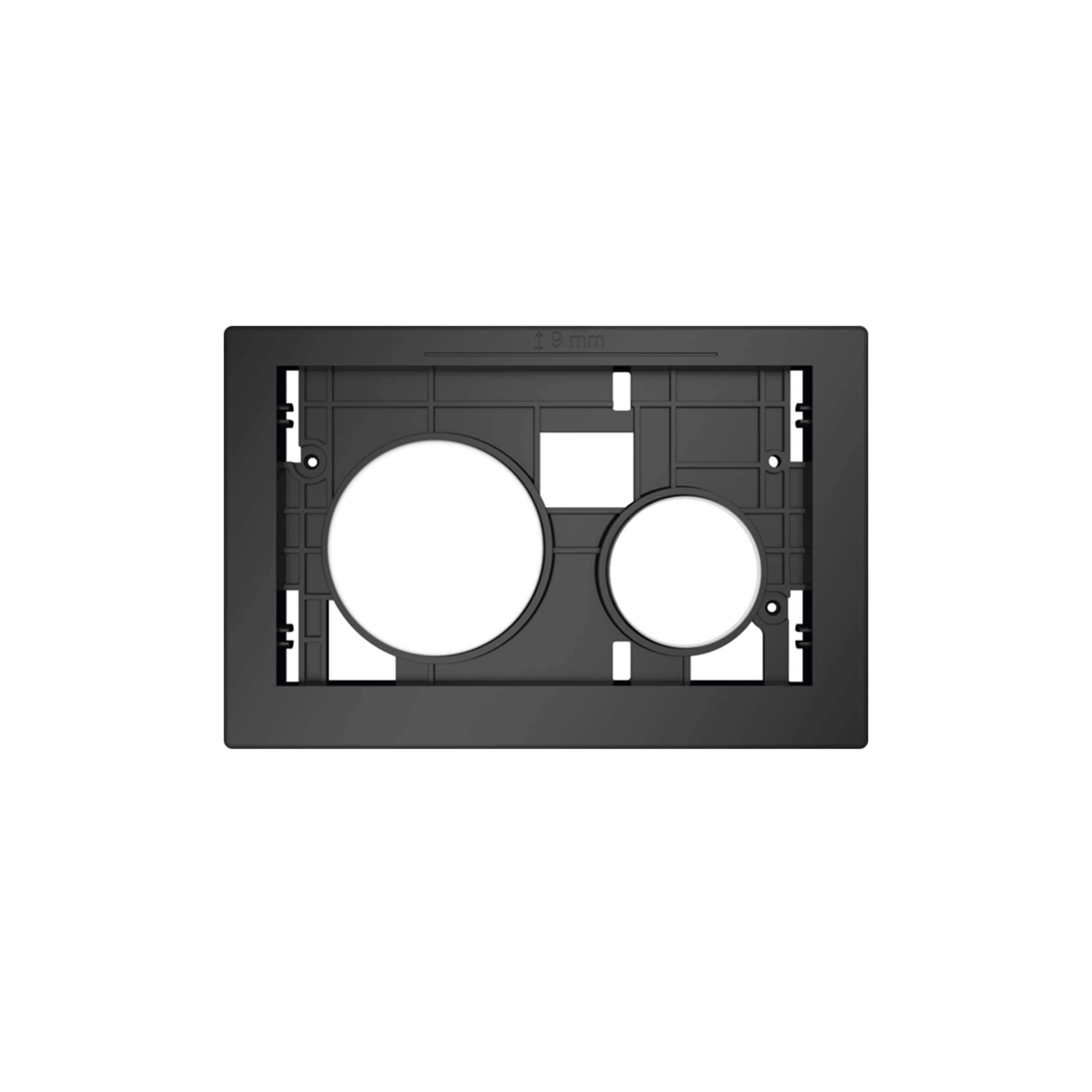 BOUTONS POUR PLAQUE DE DÉCLENCHEMENT TECELOOP, TOUCHES BLANC MAT