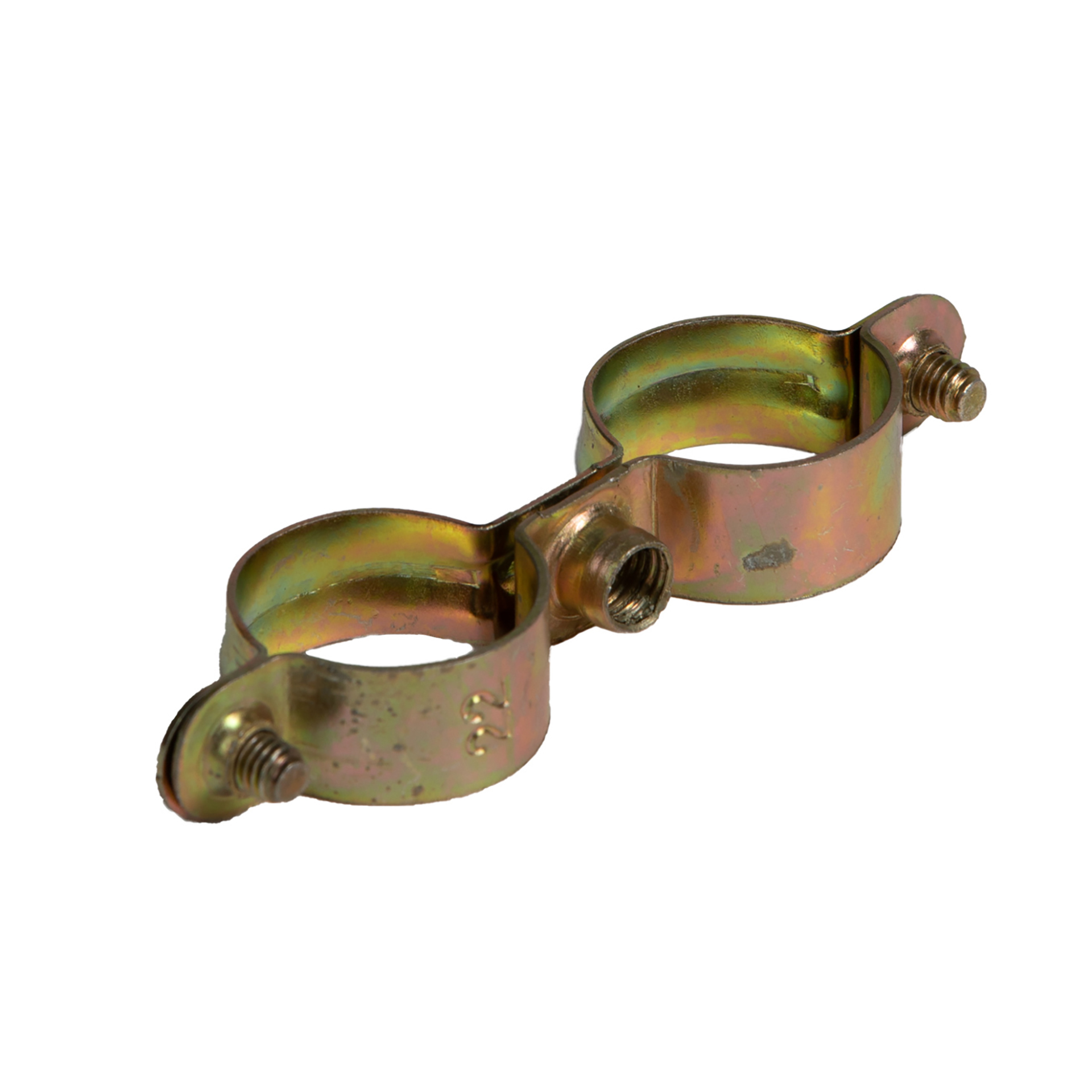 422DI280-DUBBELE ISO BEUGEL IN GEBICHROMATEERD STAAL 422DI 26x28  per 25st