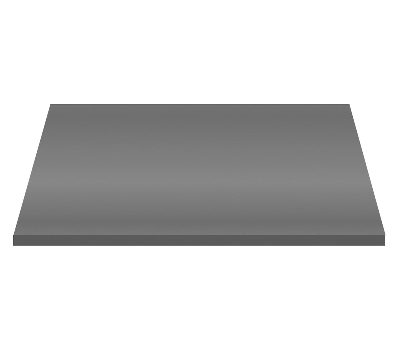ALONI WASTAFELTABLET MDF (76.4X45.5X2.6 CM) - GLANZEND GRIJS