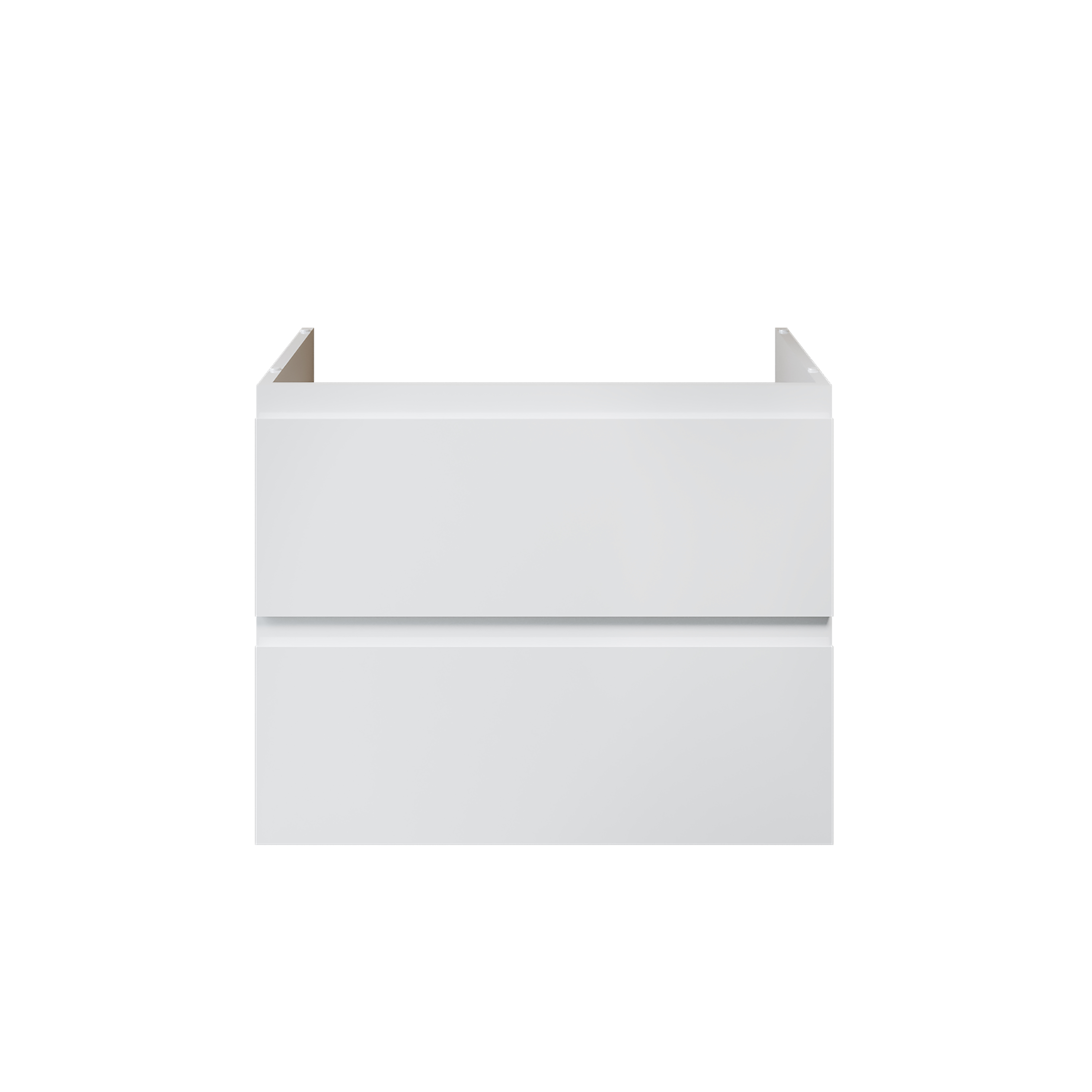 ALONI SALLY XL WASTAFELONDERKAST - 2 LADES - SOFTCLOSE - GREEPLOOS - 76X60X45,3 CM - GLANZEND WIT
