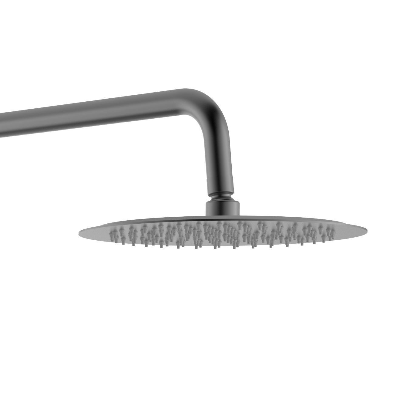 ALONI OPTIMA RONDO RAIN SHOWER SET – THERMOSTATIC – EXPOSED – COOL TOUCH - BELGAQUA – GUNMETAL (PVD)