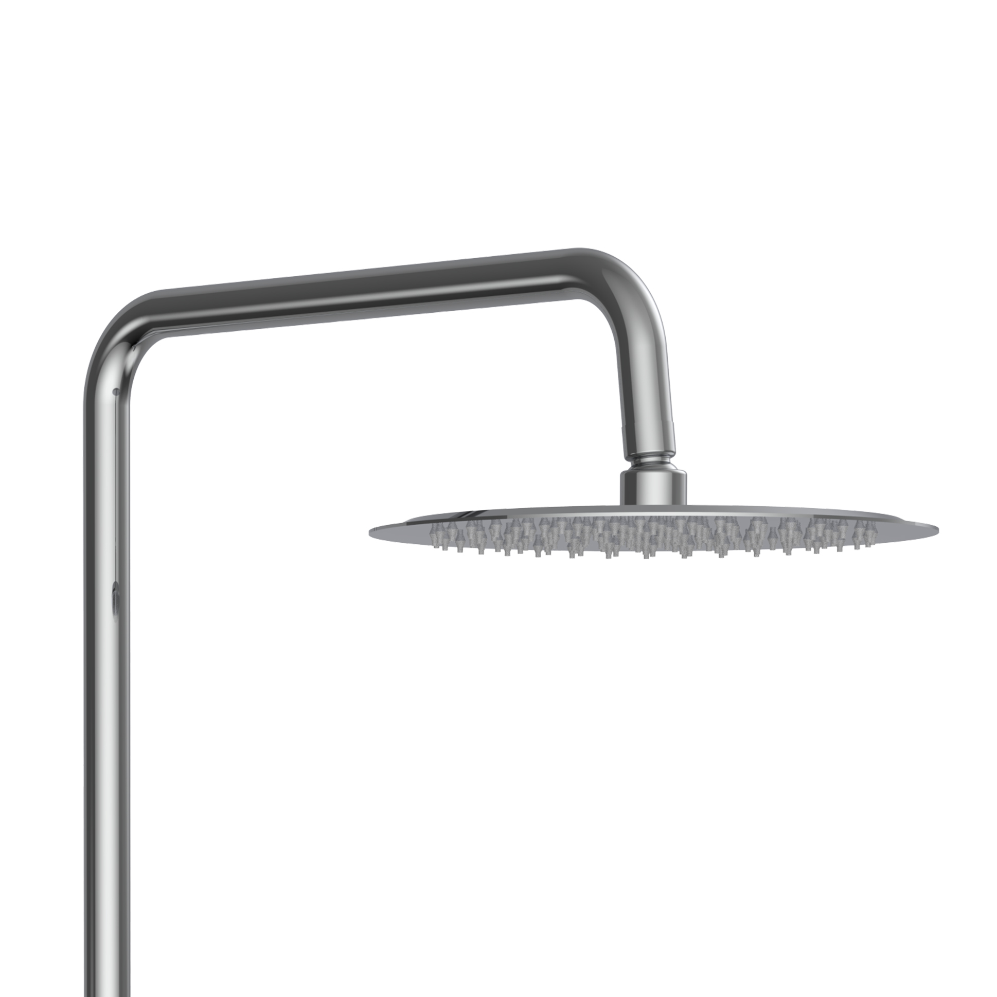 ALONI OPTIMA RONDO REGENDOUCHESET - THERMOSTATISCH - OPBOUW - COOL TOUCH - BELGAQUA - CHROOM