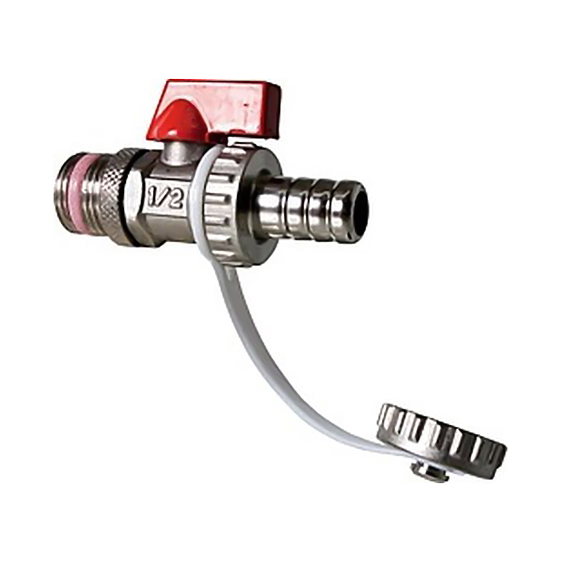 195B1200-AFTAPKRAAN MET BOL VOOR KETEL 195B 1/2