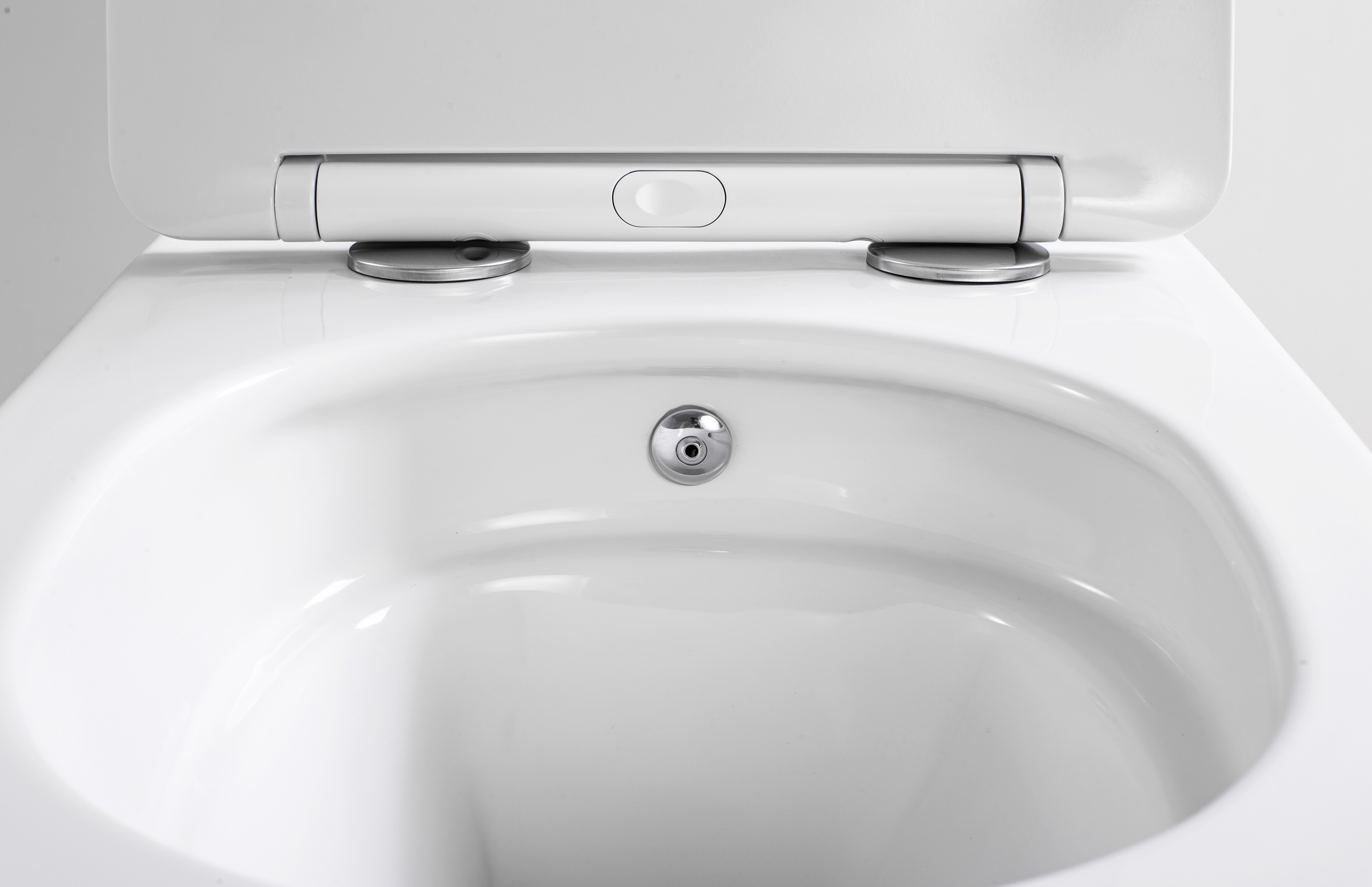 ALONI PRO HANGTOILET MET BIDET - 360° FLUSH - RANDLOOS - MET BIDETKRAAN KOUD EN WARM WATER - MET ZITTING - 52,5CM - GLANZEND WIT