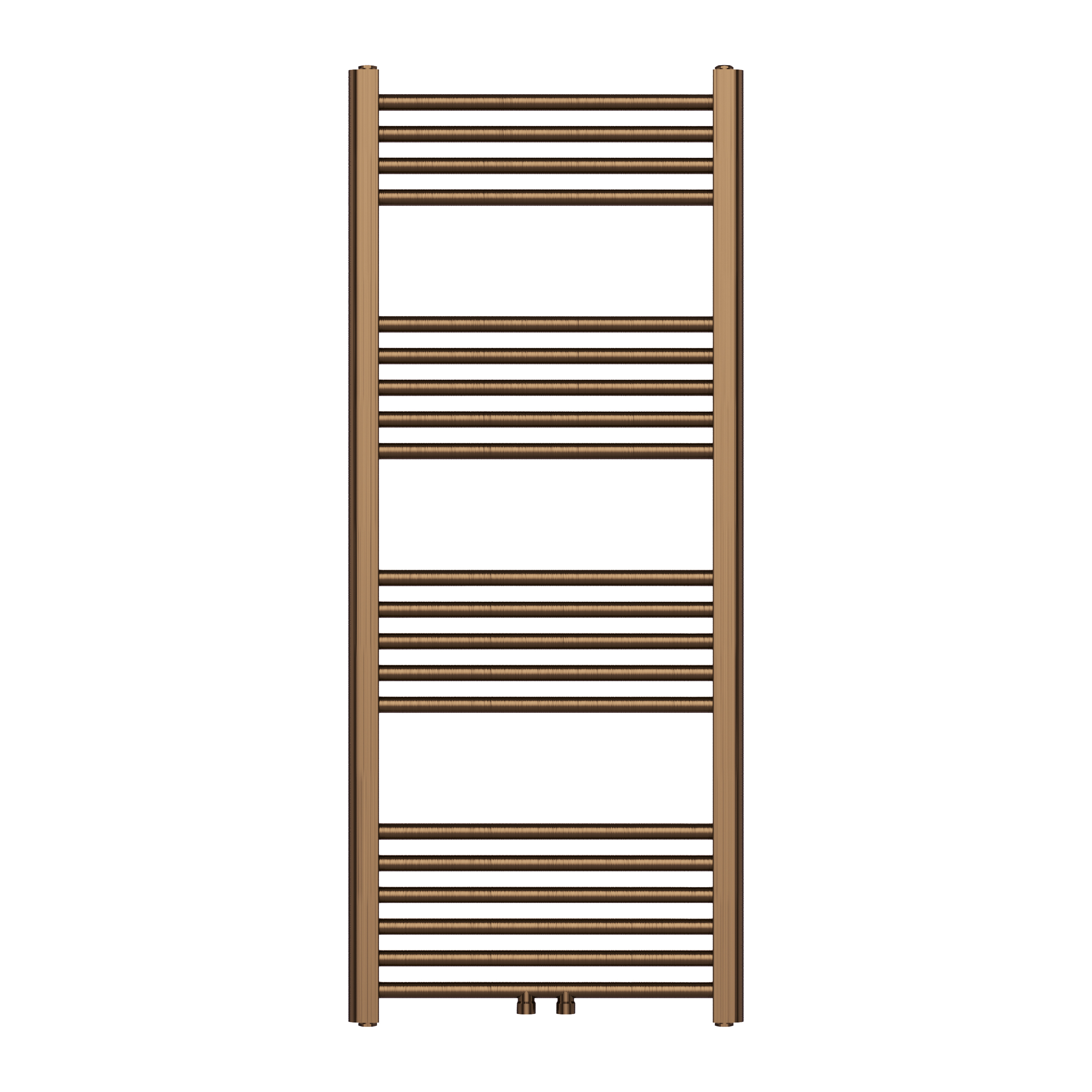BELRAD HANDDOEKDROGER - LINKS-RECHTS/MIDDENAANSLUITING - 537 WATT - 1200X500CM - GEBORSTELD BRUIN BRONS