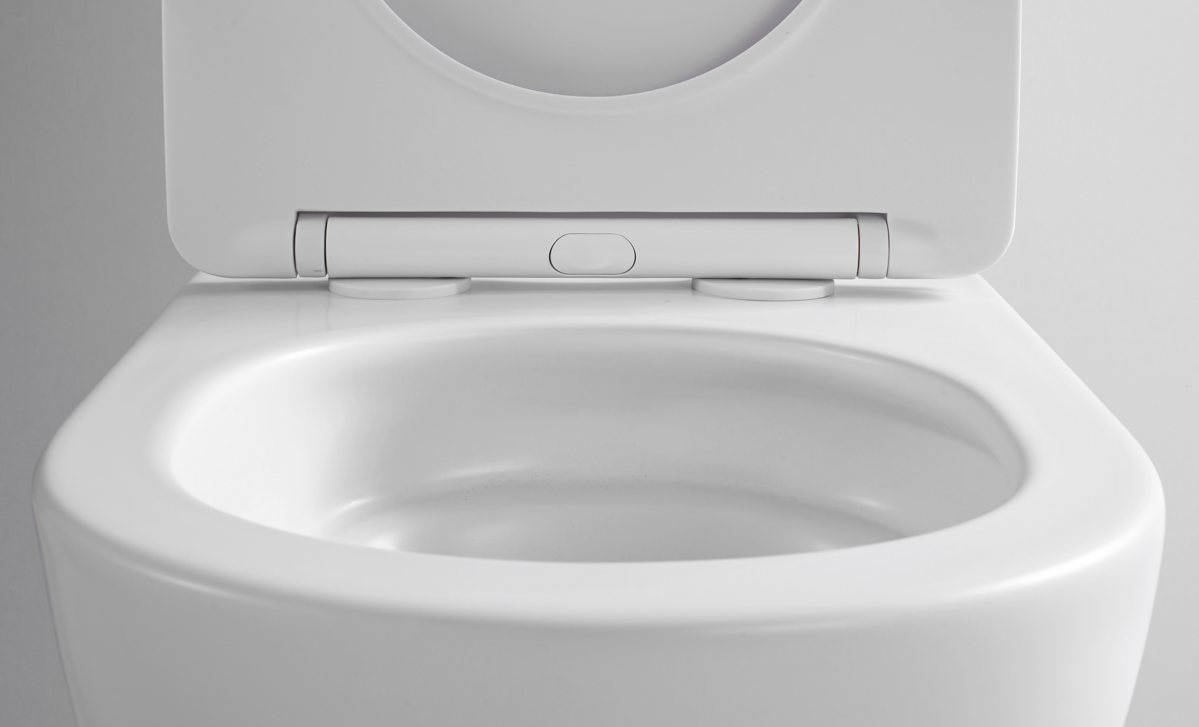 ALONI PRO WALL-HUNG TOILET – 360° FLUSH – RIMLESS – WITH SEAT – DUROPLAST – SOFT CLOSE – QUICK RELEASE – COMPACT 49 CM – 36X32X49 CM – MATT WHITE