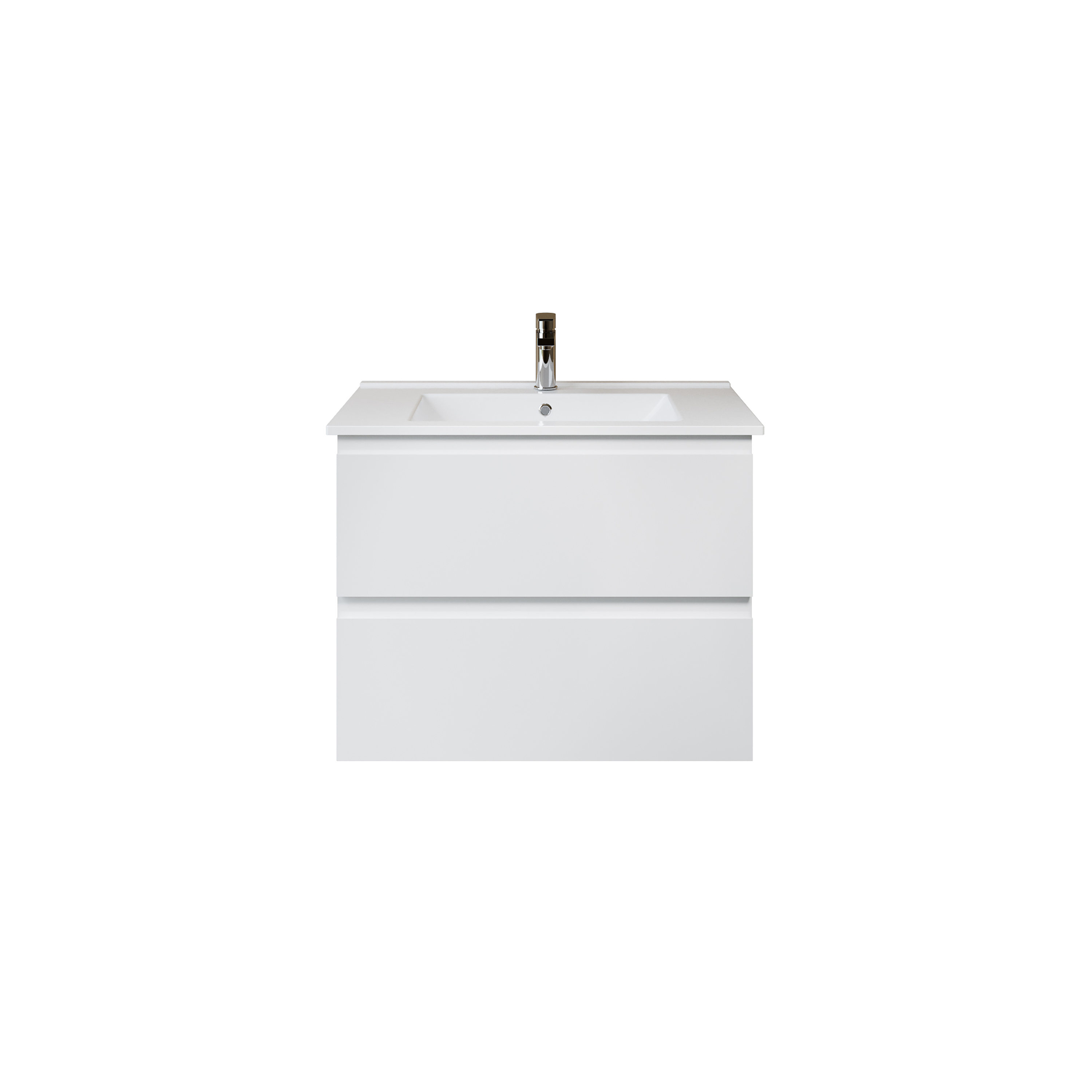 ALONI SALLY XL WASTAFELONDERKAST - 2 LADES - SOFTCLOSE - GREEPLOOS - 76X60X45,3 CM - MAT WIT