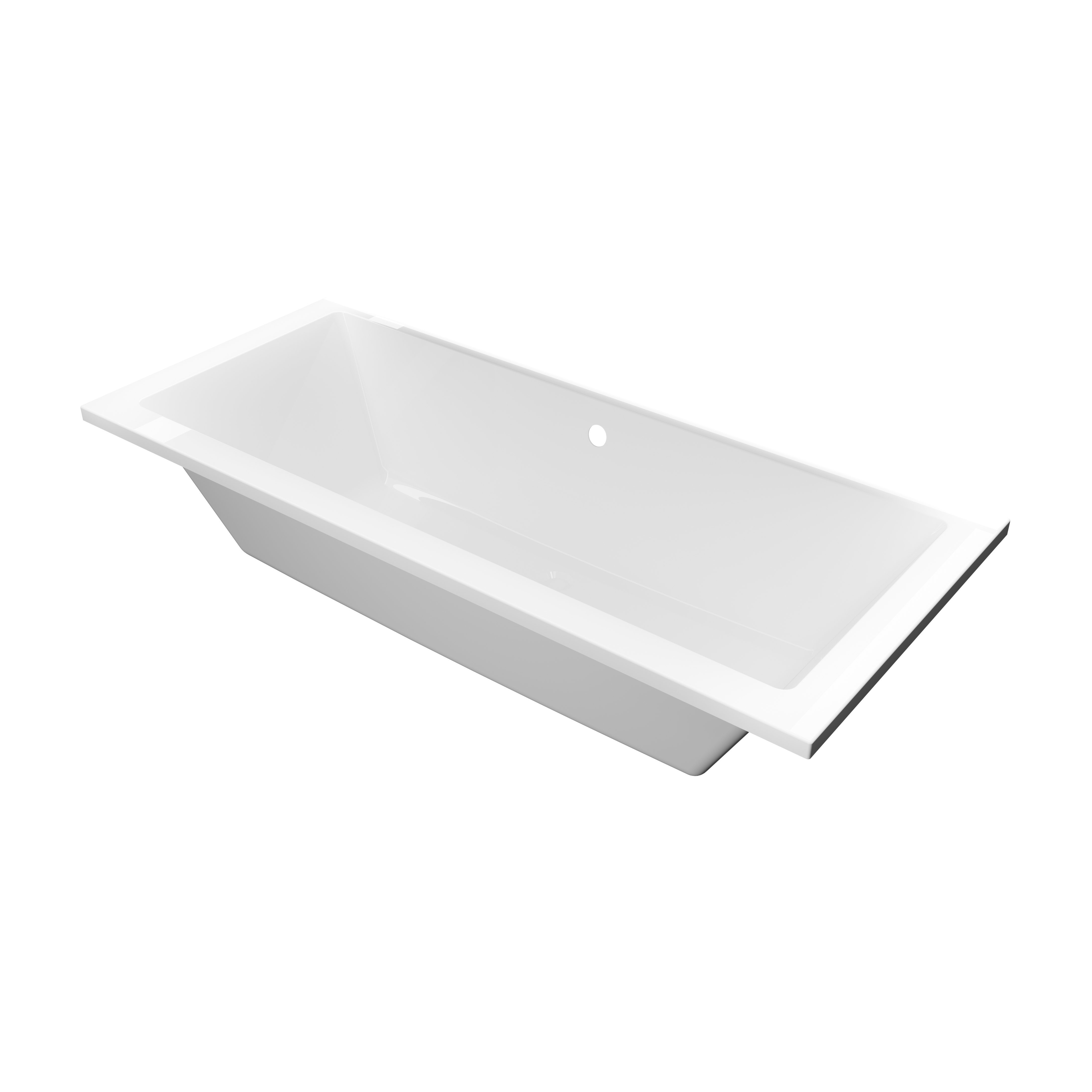 ALONI ILIO DUO BAD - INBOUW - ACRYL - 180X80 CM - WIT