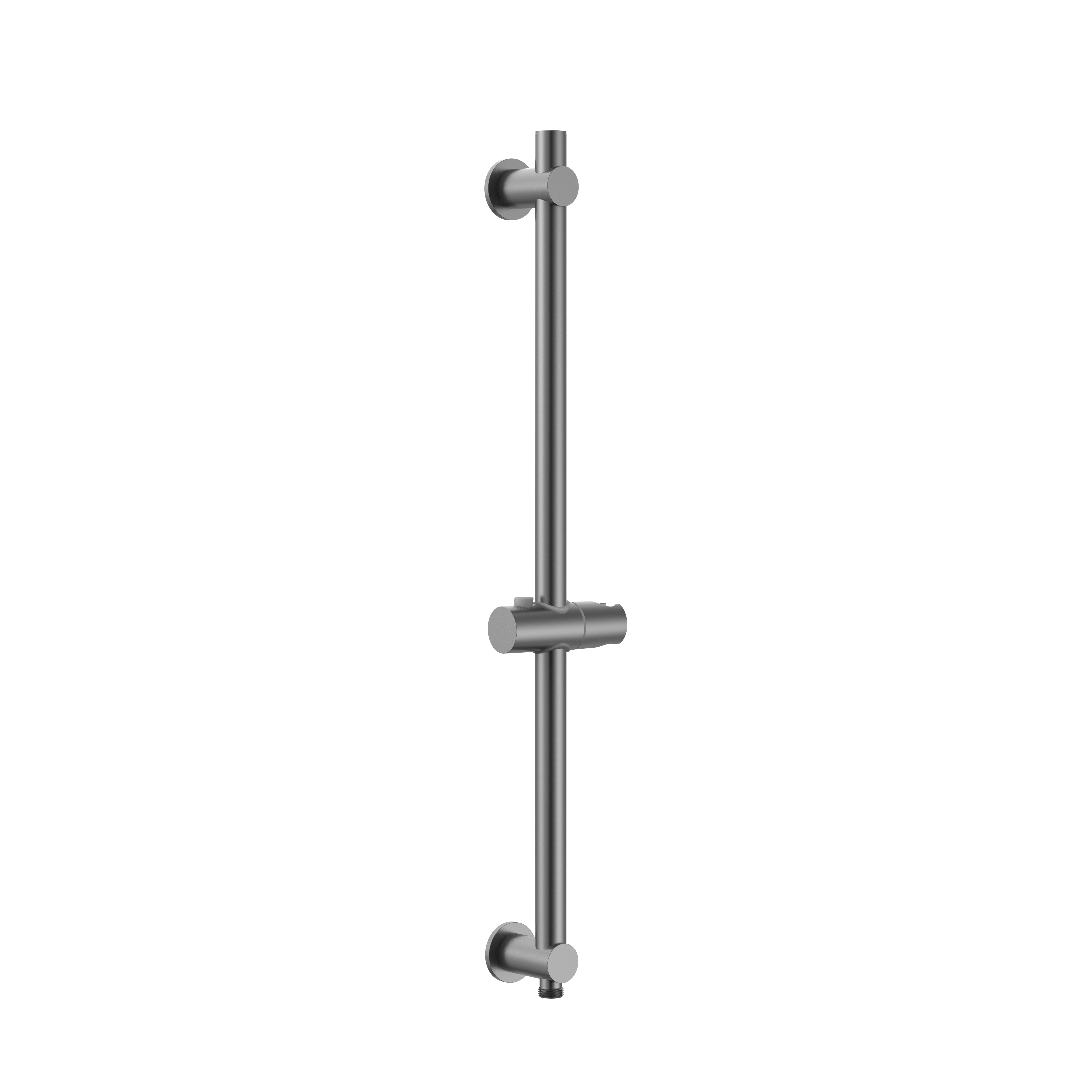 UNIFORMA DOUCHEGLIJSTANG - MET WATERAANSLUITING - 69 CM - GUNMETAL (PVD)