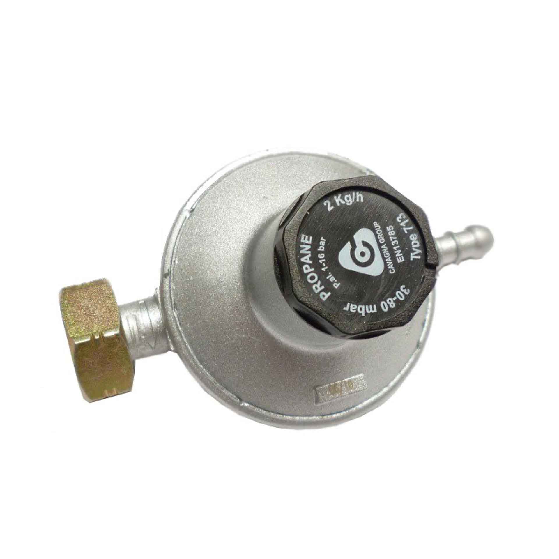 S5243-Flesregelaar 30-80mbar Q :2kg/u Moer-Slang S5243