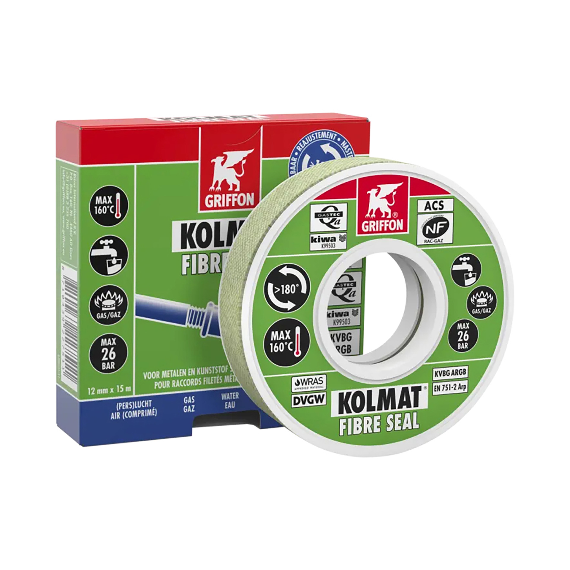 KOLMATROL-KOLMAT FIBRE SEAL 14 mm X 15 METERS 6300531