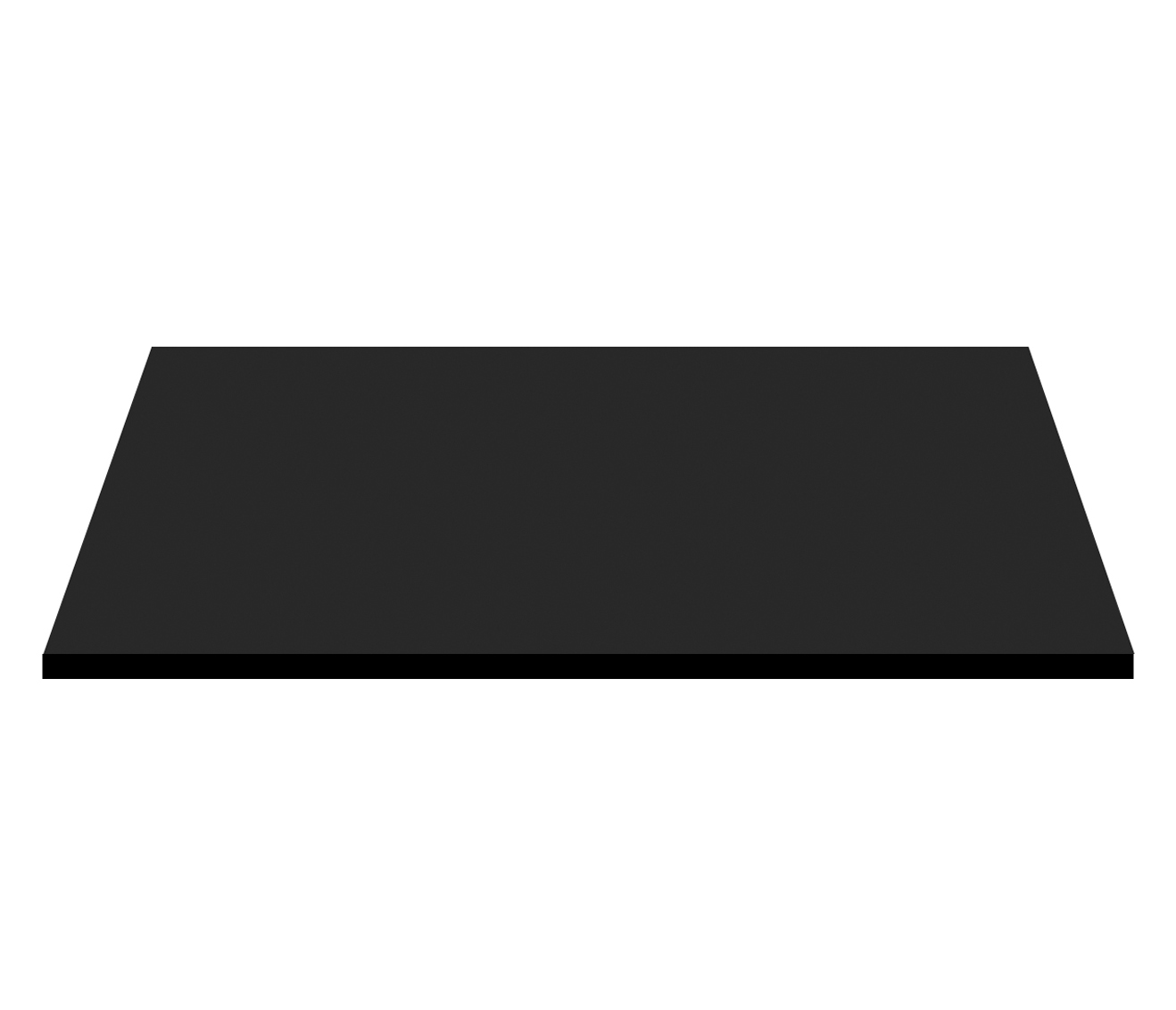 ALONI WASTAFELTABLET MDF (96.4X45.5X2.6 CM) - MAT ZWART