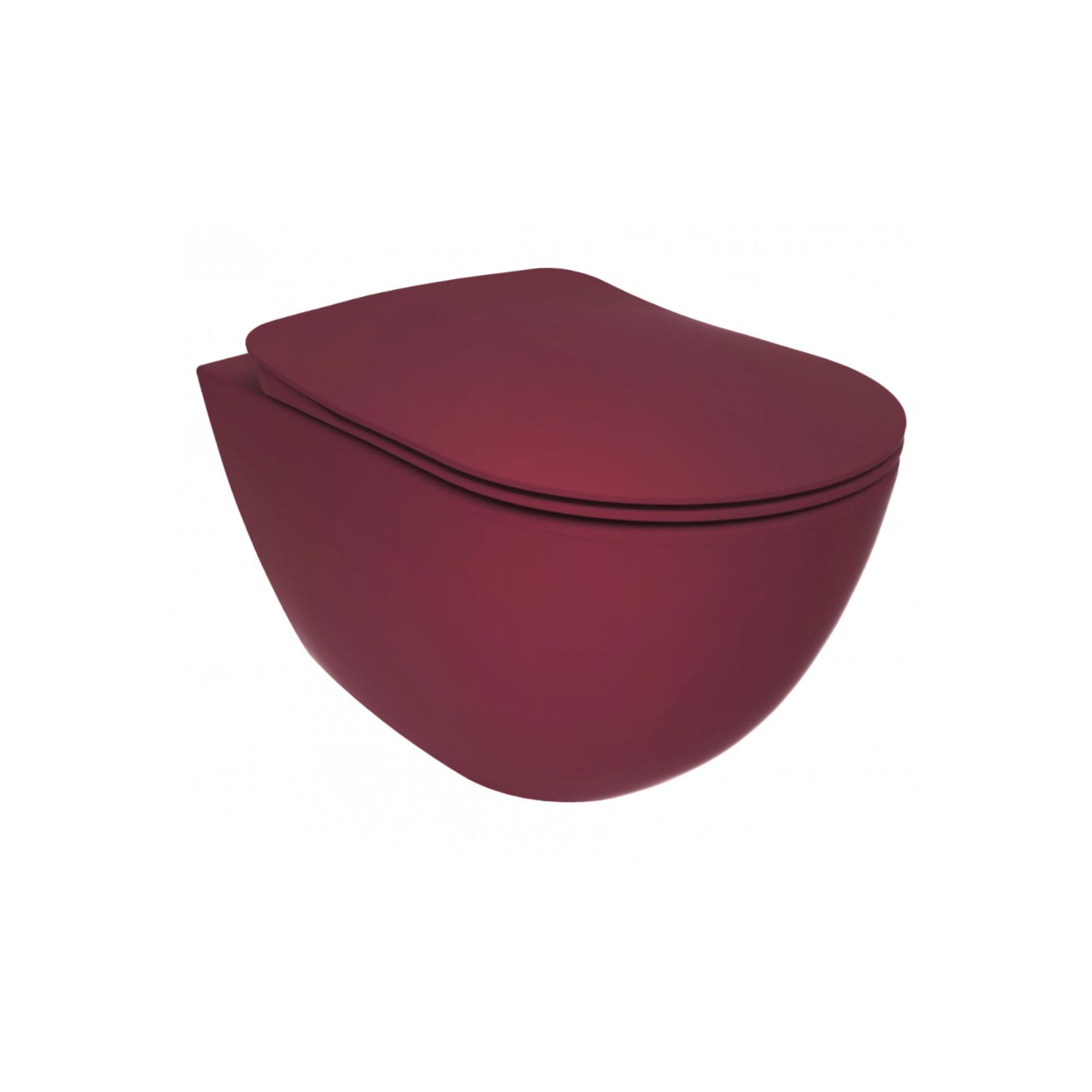 CREAVIT FREE HANGTOILET  - RANDLOOS - ZONDER ZITTING - MAT BERRY