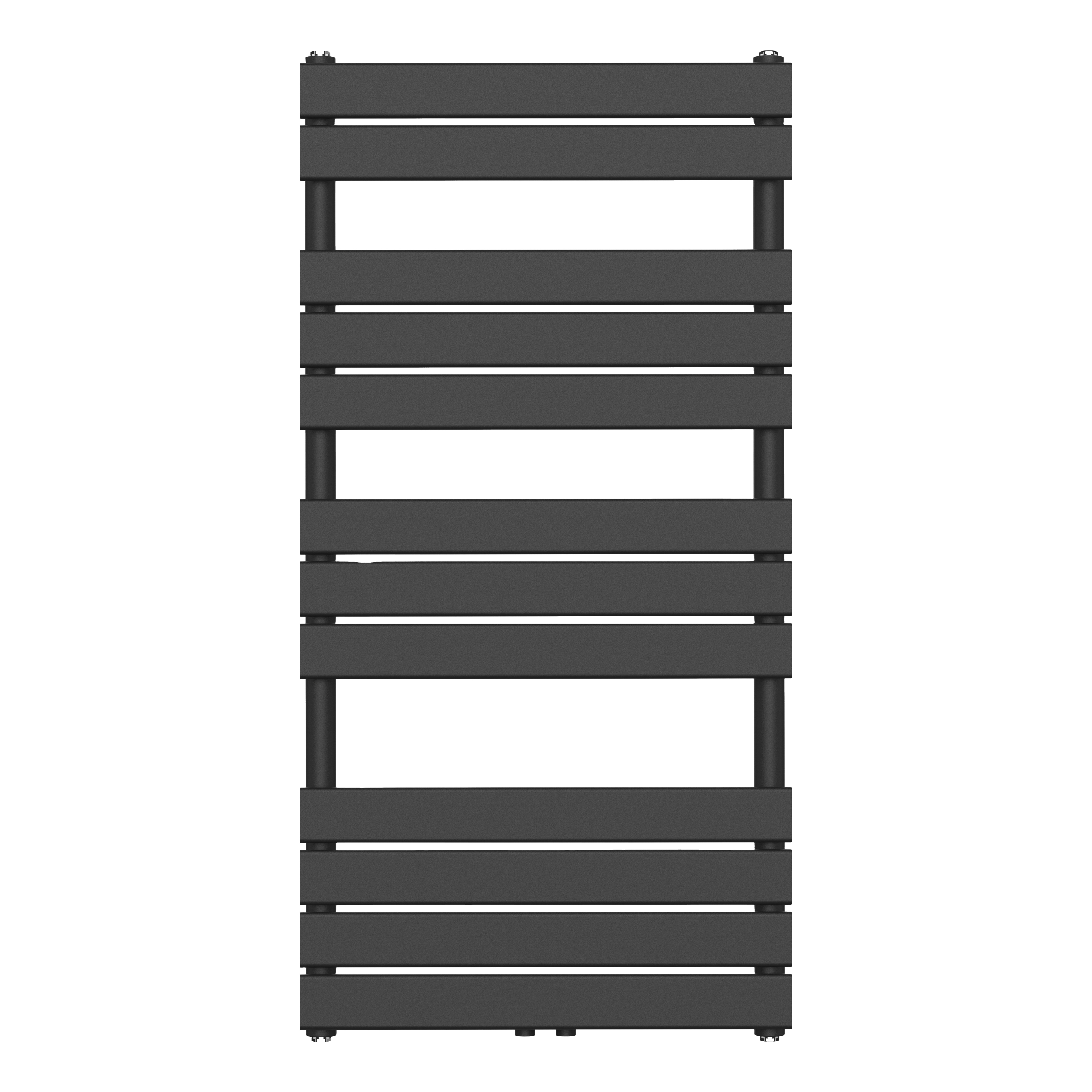 HANDDOEK RADIATOR MIDDEN AANSLUITING ZWART 1200X600-681W