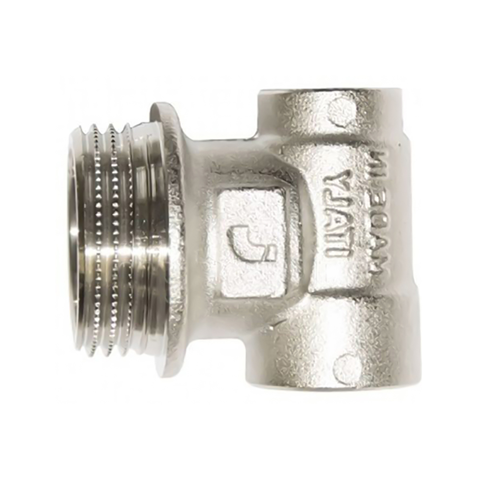 49010000-VERDELEREINDSTUK VERCHROOMD VOOR COLLECTOR 1"MX3/8VRX1/2VR