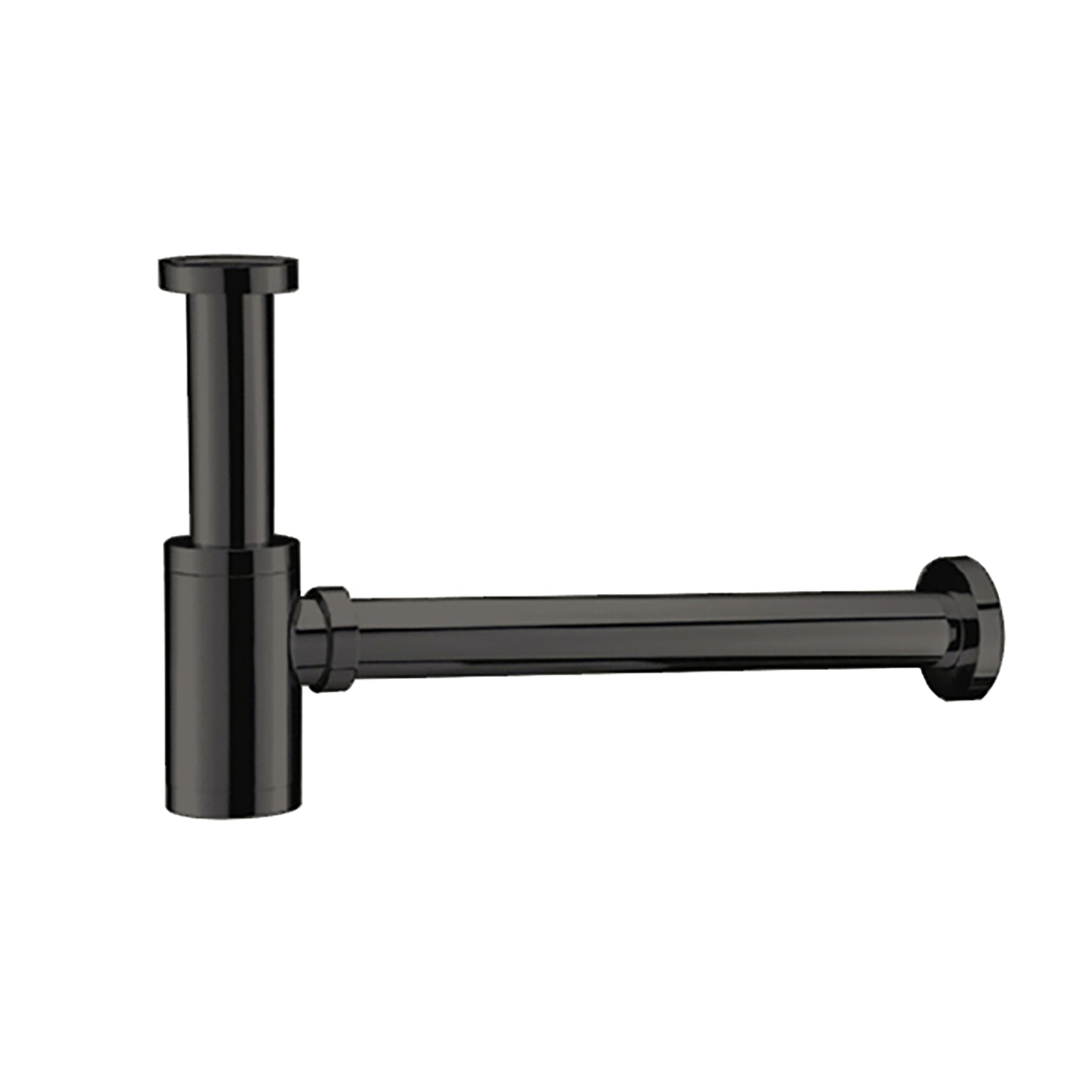 UNIFORMA SIFON VOOR WASTAFEL EN FONTEIN - GUNMETAL (PVD)