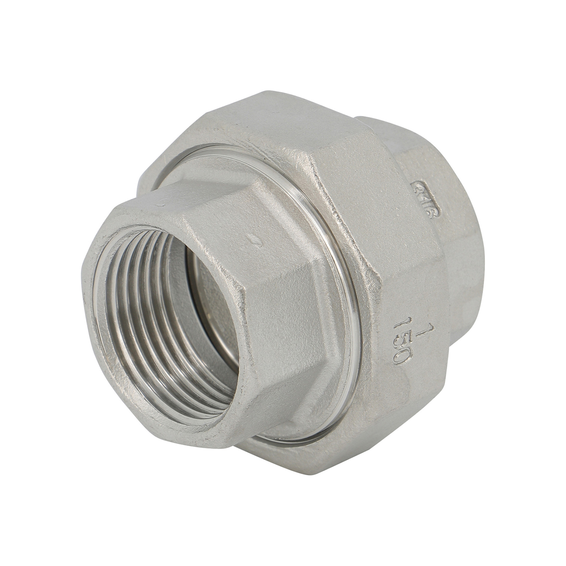 INOX KOPPELING UNION VR-VR
